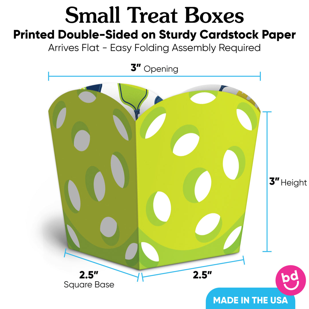 Pickleball Treat Boxes - 12 Ct