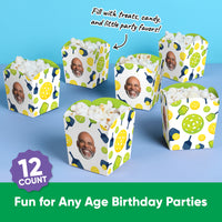 Custom Face Pickleball Treat Boxes - 12 Ct