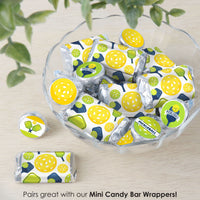 Let’s Rally - Pickleball - Birthday or Retirement Party Small Round Candy Stickers - Party Favor Labels - 324 Count
