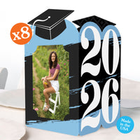 Graduation Photo Centerpieces - 8 Ct