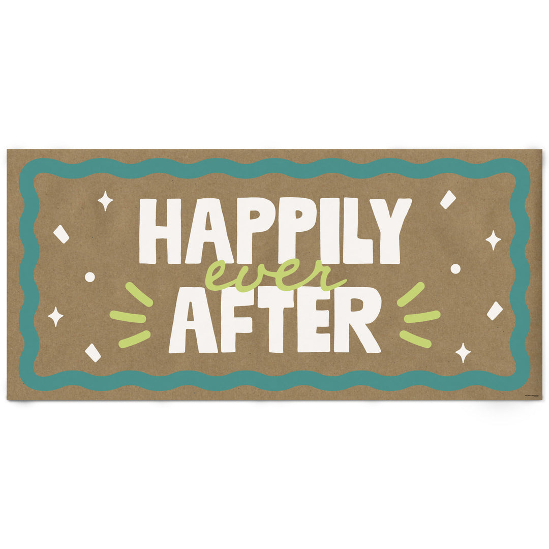 Lime green and teal bridal banner main image