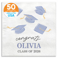 Custom Text - Grad Napkins