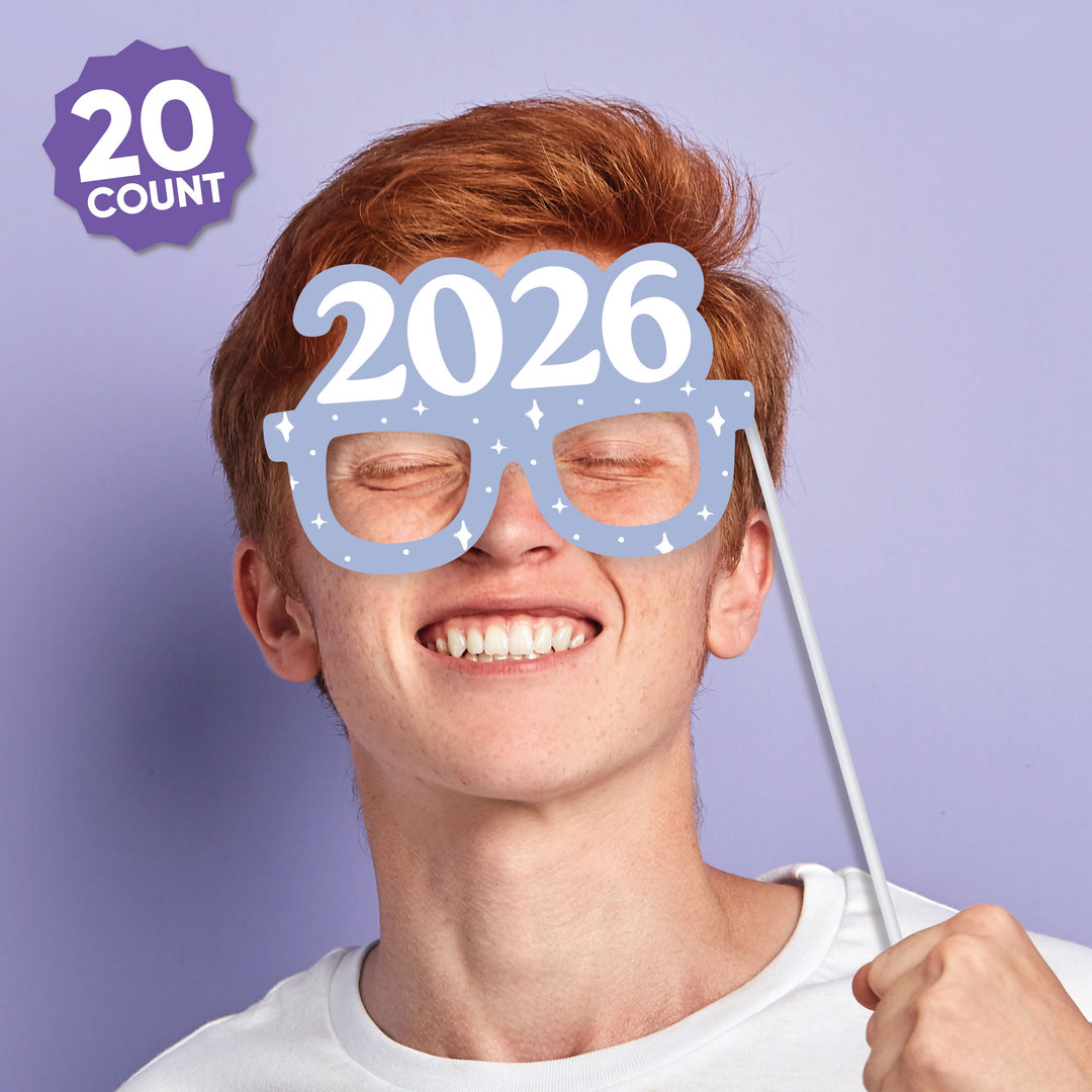 Photo booth prop with stick attached