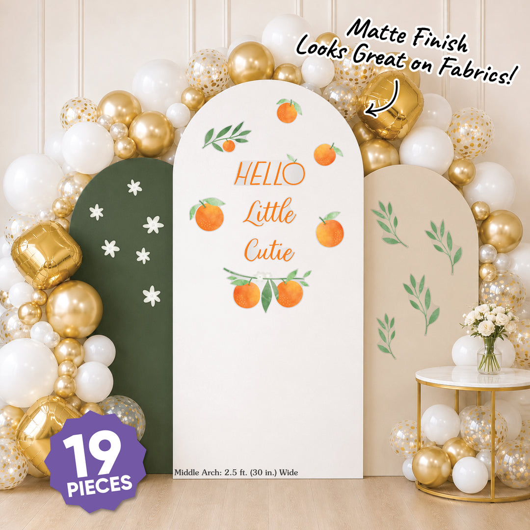Little Cutie Backdrop Decals