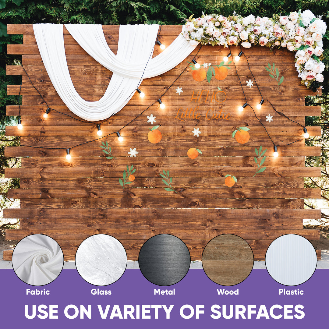 Little Cutie Backdrop Decals