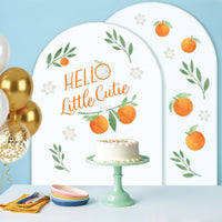 Little Cutie Backdrop Decals