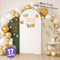 Custom Text Little Cutie Backdrop Decals