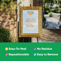 Custom Text Little Cutie Backdrop Decals