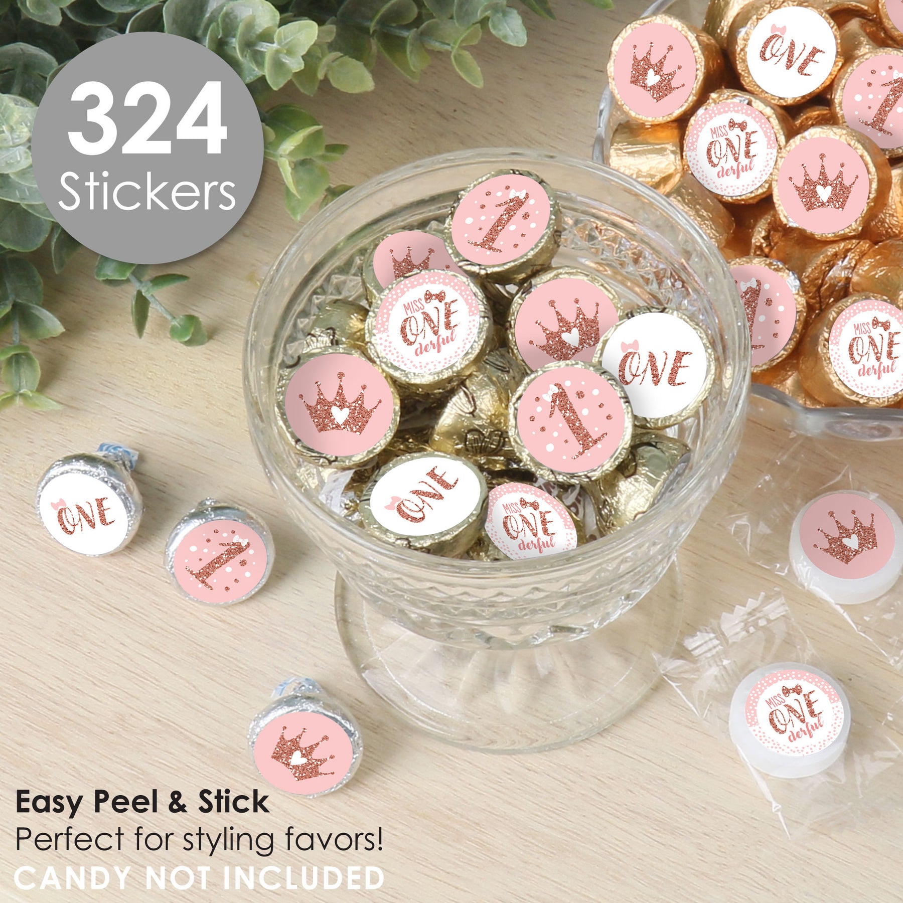 Big Dot of Happiness Pizza Party Time - Baby Shower or Birthday Party Small  Round Candy Stickers - Party Favor Labels - 324 Count