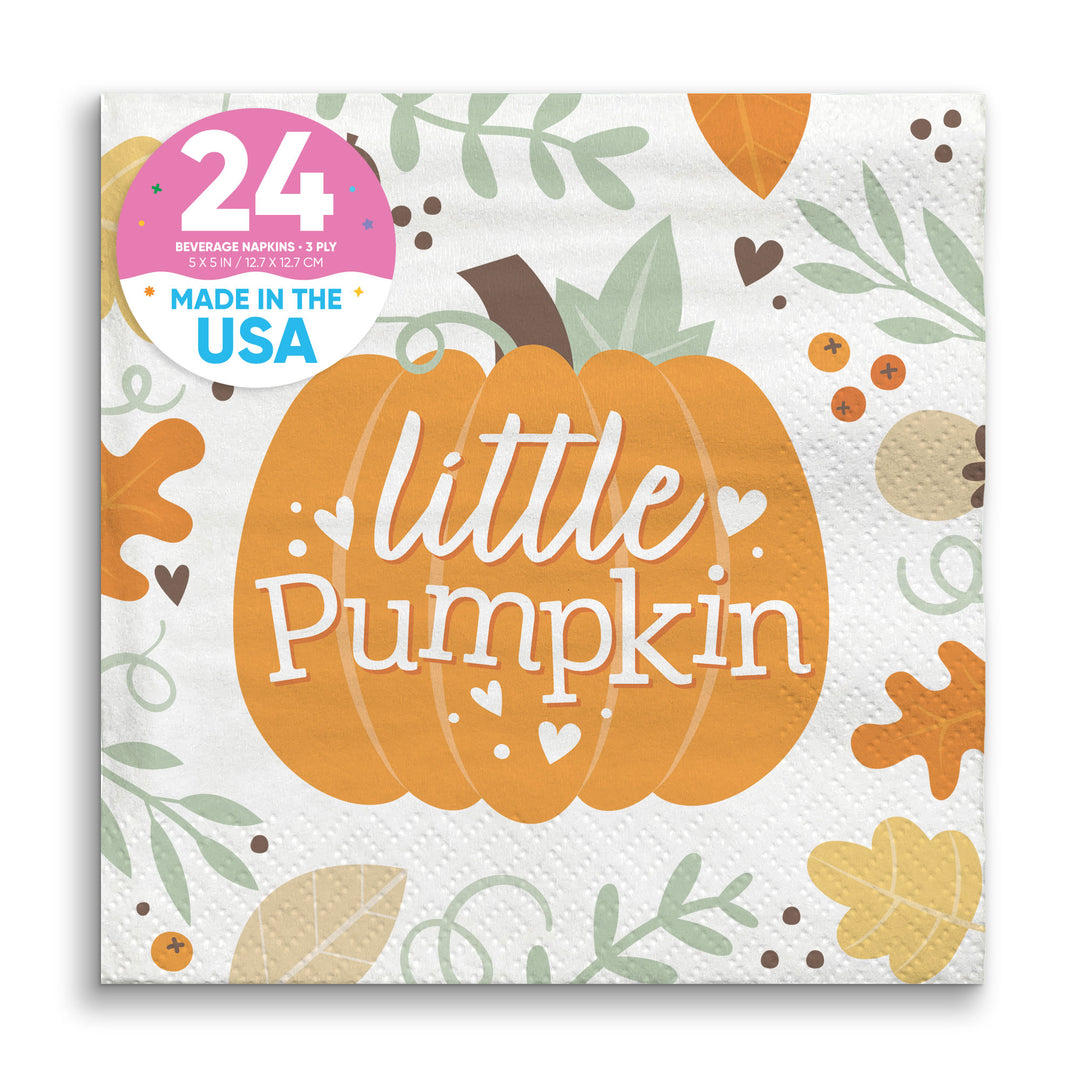 Napkins - Little Pumpkin - 24 Ct