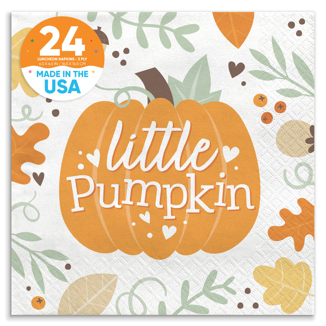 Napkins - Little Pumpkin - 24 Ct