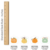 Little Pumpkin - Fall Birthday Party or Baby Shower Scavenger Hunt - 1 Stand and 48 Game Pieces - Hide and Find Game