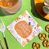 Custom Text Napkins - Little Pumpkin
