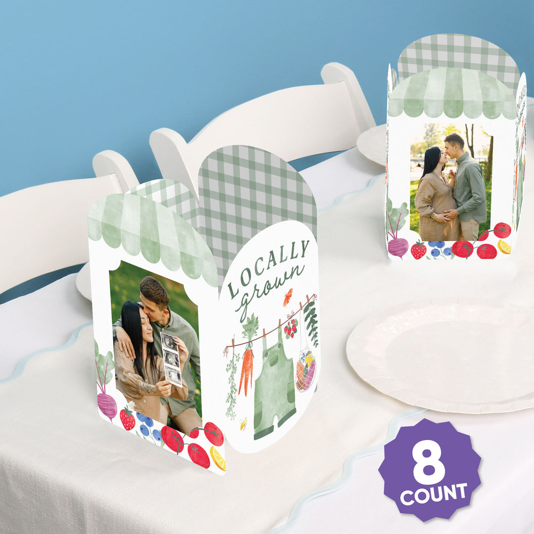 Locally Grown Photo Centerpieces - 8 Ct