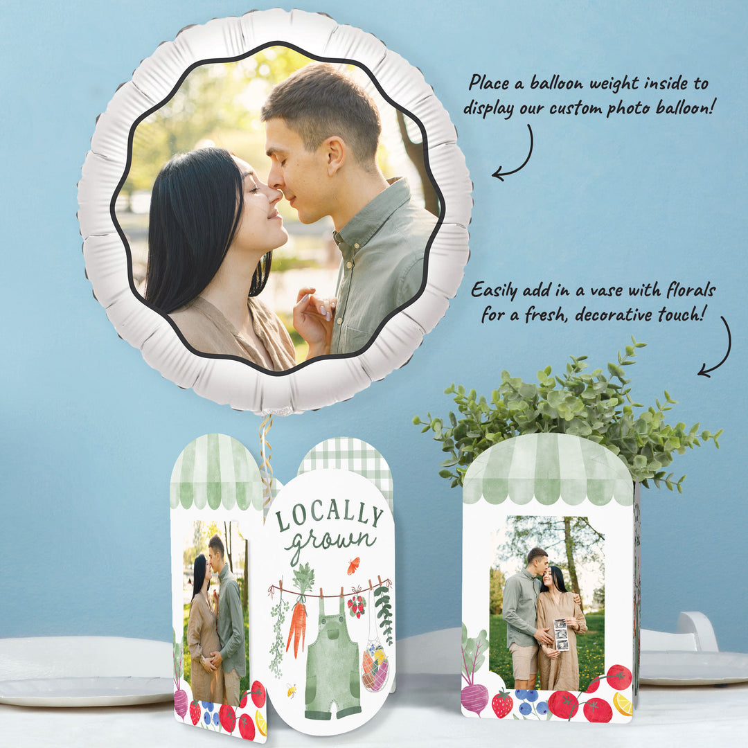 Locally Grown Photo Centerpieces - 8 Ct