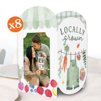 Locally Grown Photo Centerpieces - 8 Ct