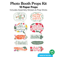 Locally Grown Funny Photo Props - 10 Ct