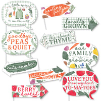 Locally Grown Funny Photo Props - 10 Ct