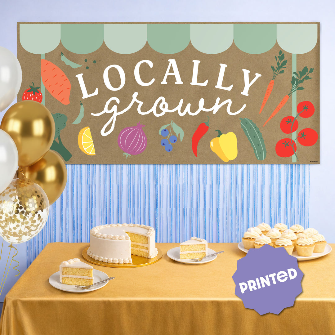 Locally Grown Kraft Banner