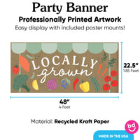 Locally Grown Kraft Banner