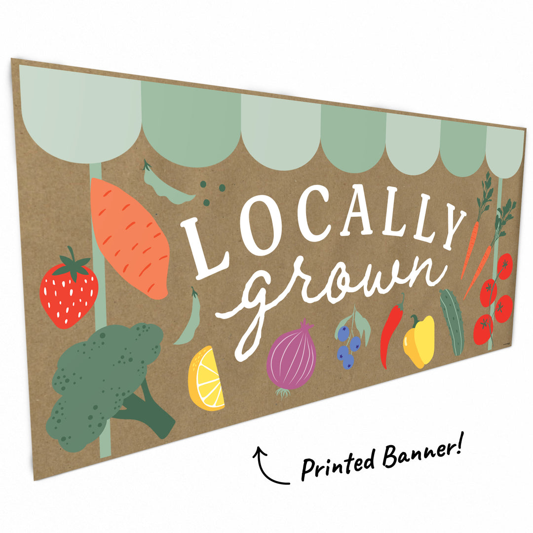 Locally Grown Kraft Banner