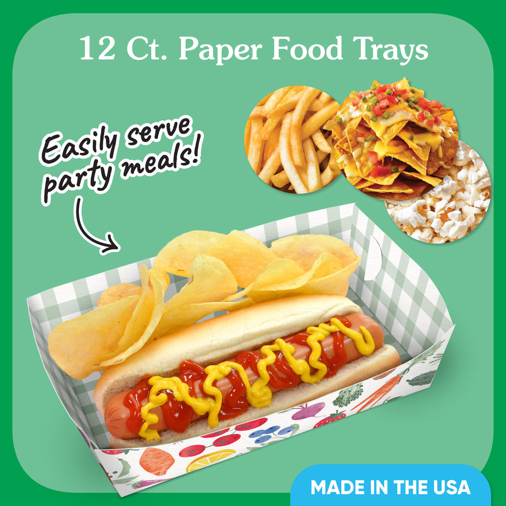 Locally Grown Paper Food Trays