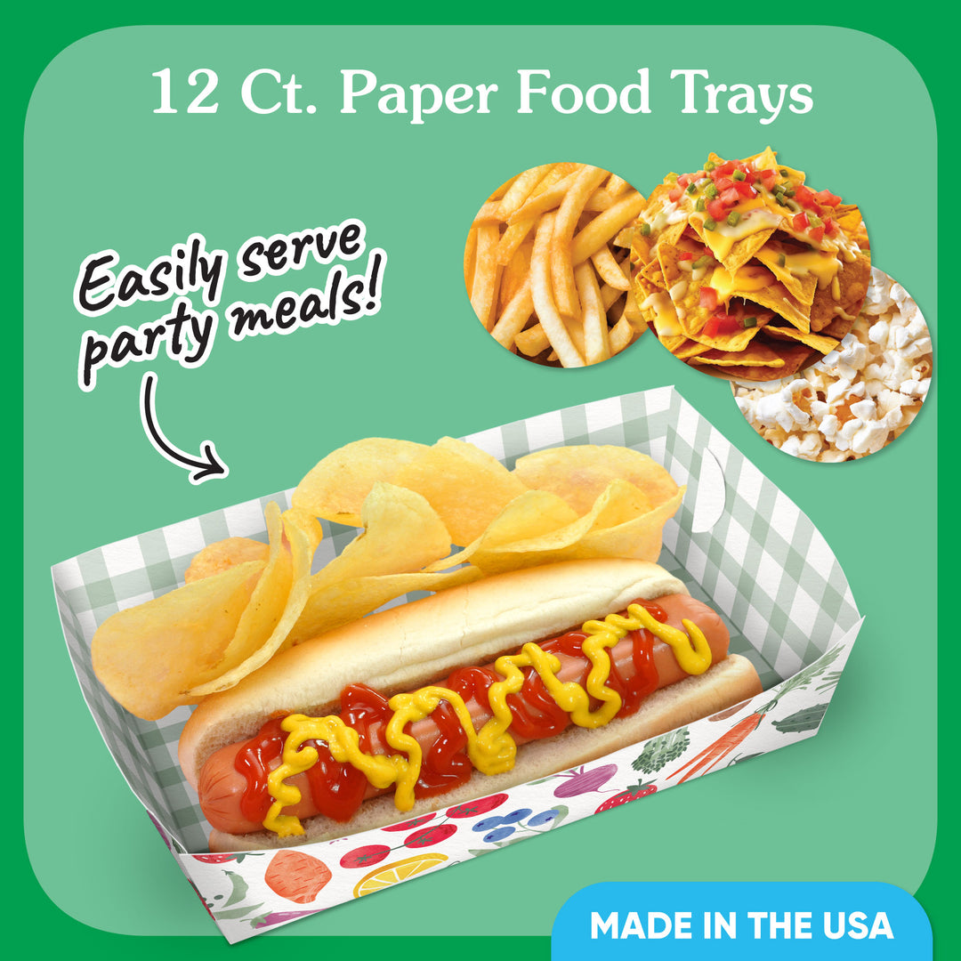 Locally Grown Paper Food Trays