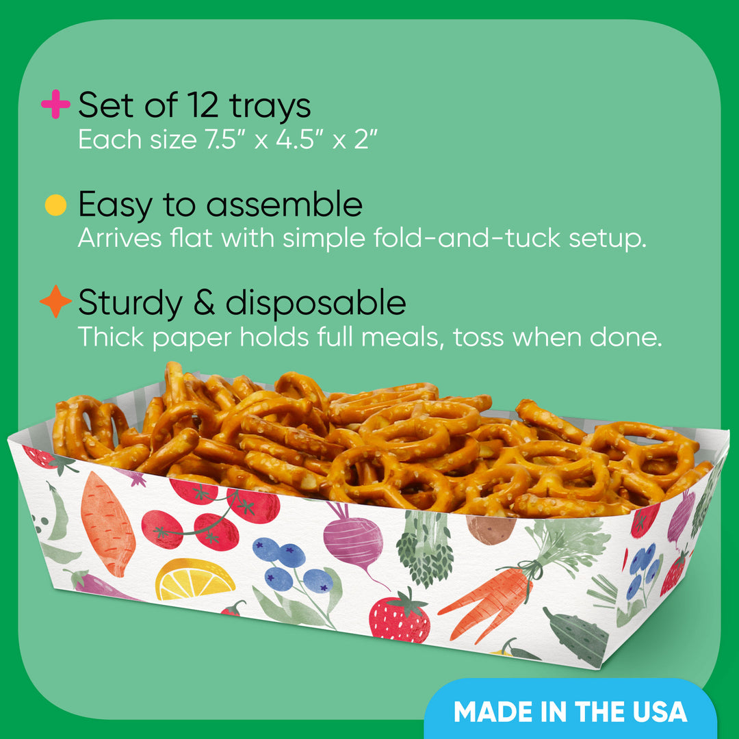 Locally Grown Paper Food Trays
