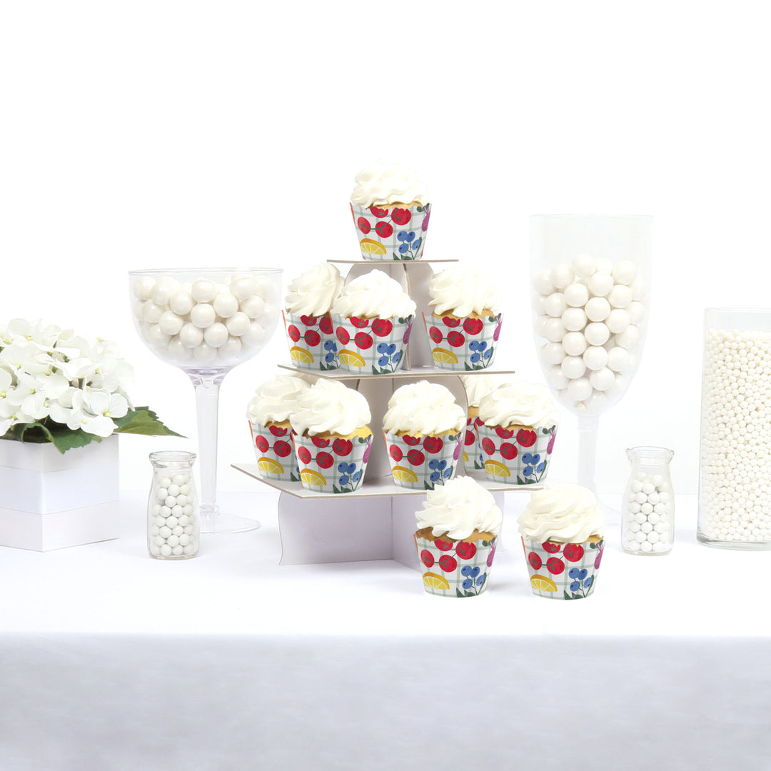 Locally Grown Cupcake Wrappers - 12 Ct