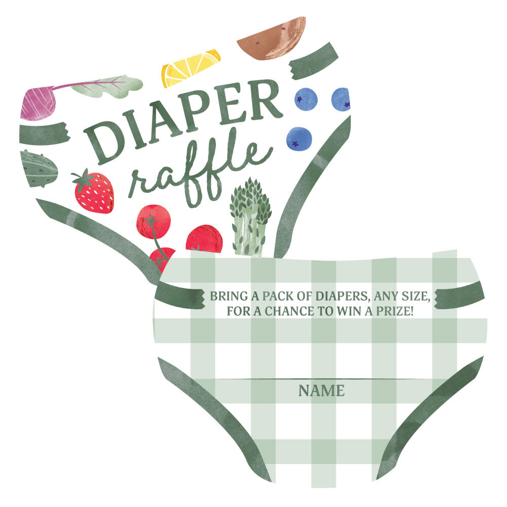 Locally Grown Diaper Raffle Game - 24 Ct