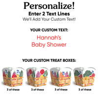 Custom Text Locally Grown Treat Boxes - 12 Ct