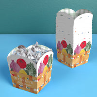 Custom Text Locally Grown Treat Boxes - 12 Ct