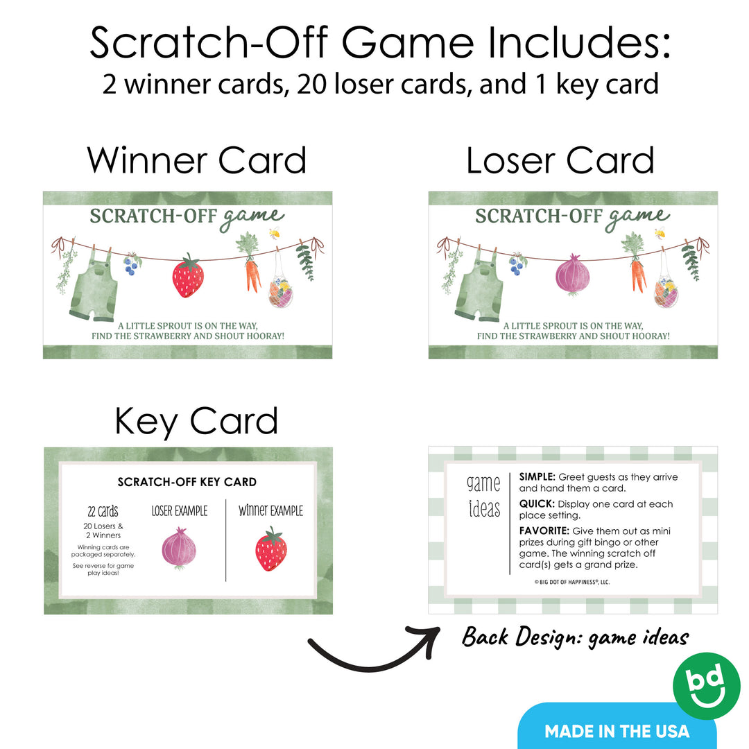 Locally Grown Scratch Off Cards Game - 22 Ct