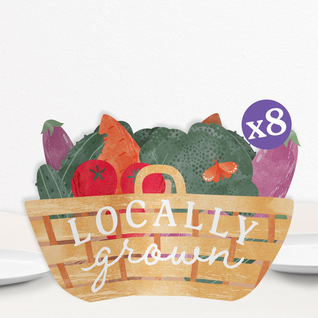 Locally Grown 3D Centerpieces - 8 Ct