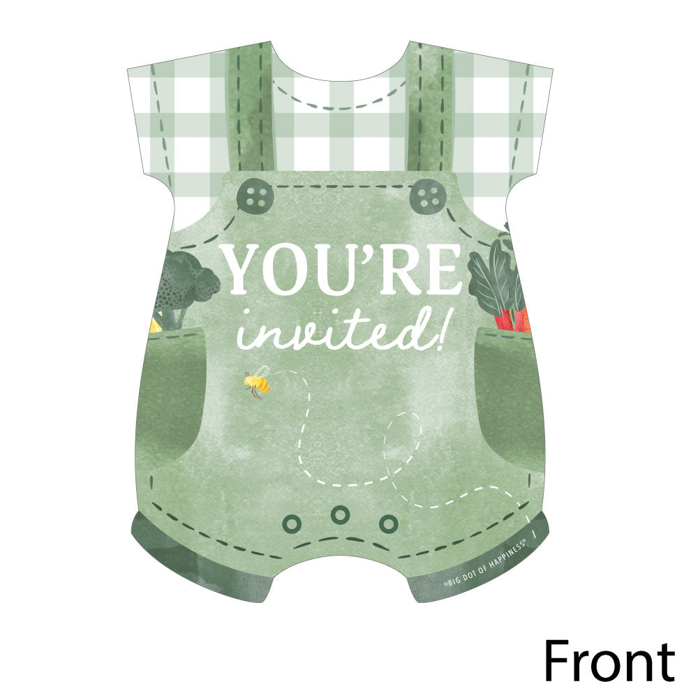 Locally Grown Shaped Fill-In Invitations - 12 Ct