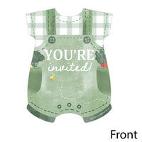 Locally Grown Shaped Fill-In Invitations - 12 Ct