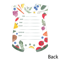 Locally Grown Shaped Fill-In Invitations - 12 Ct