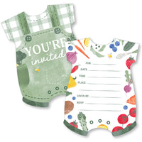 Locally Grown Shaped Fill-In Invitations - 12 Ct