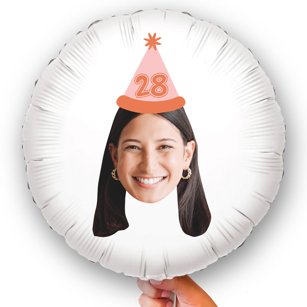 Custom Face Balloon - Birthday - 1 Ct