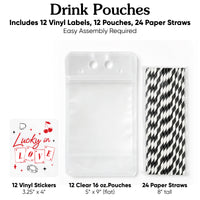 Drink Pouches - Lucky in Love - 12 Ct
