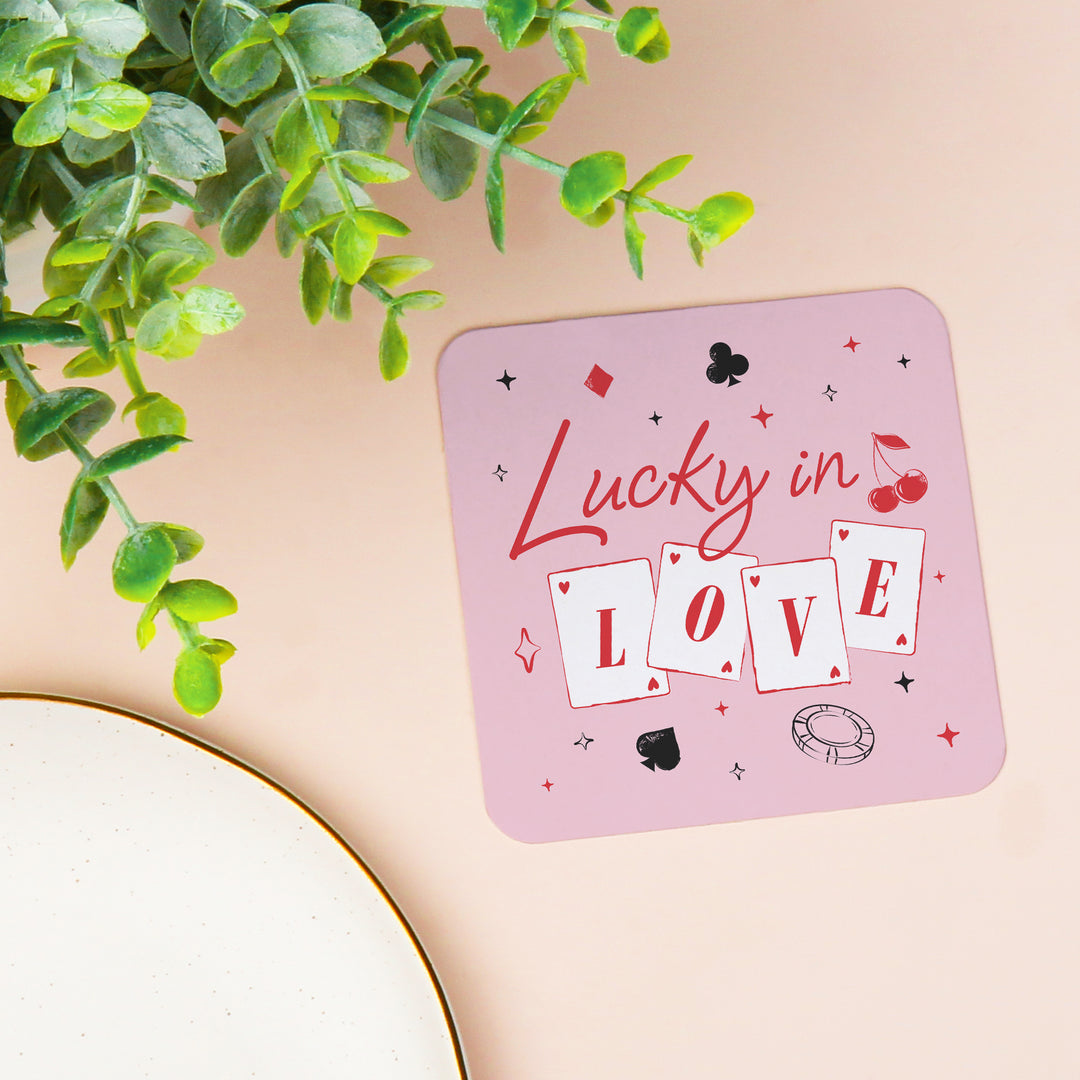 Drink Coasters - Lucky In Love - 25 Ct