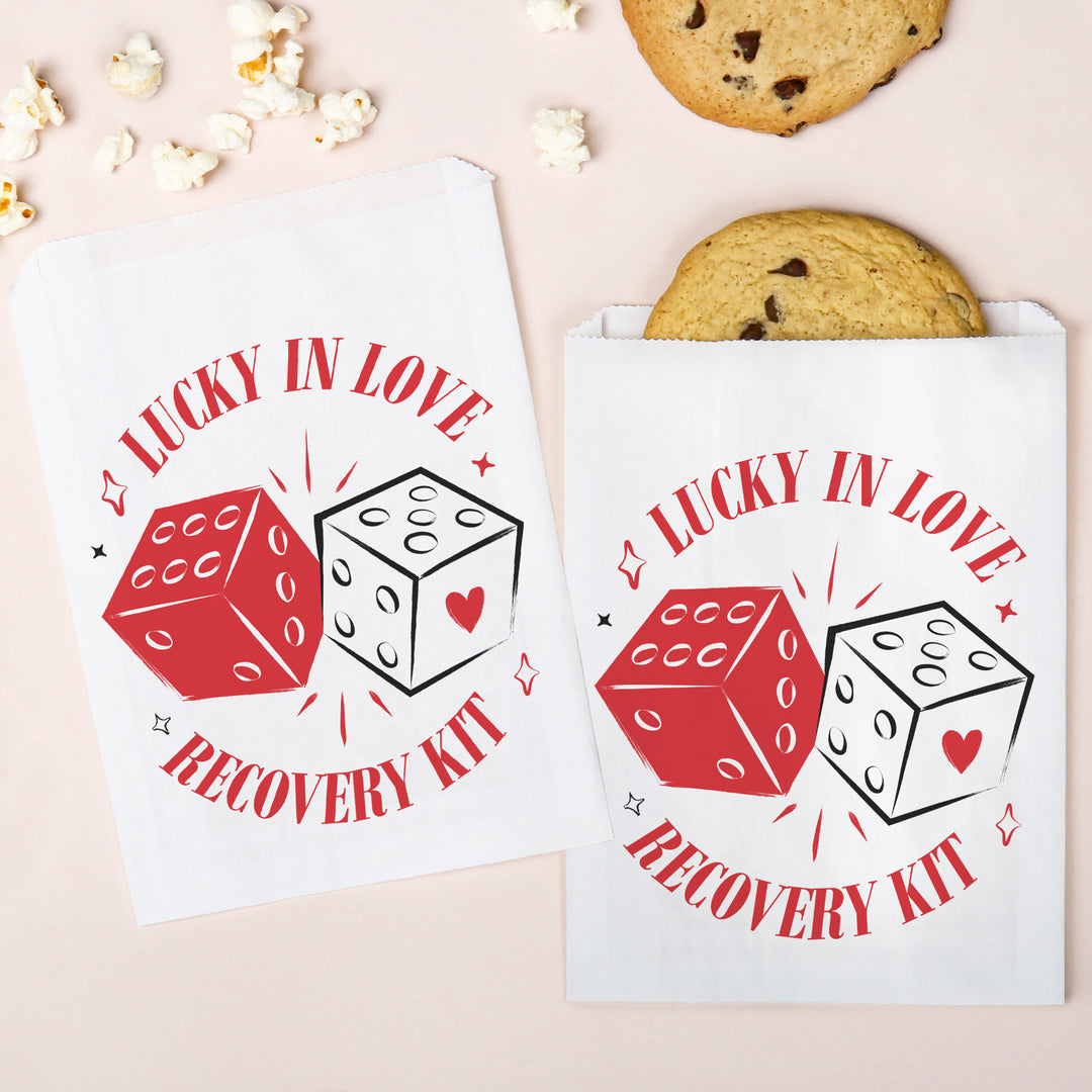 Paper Treat Bags - Lucky In Love - 25 Ct