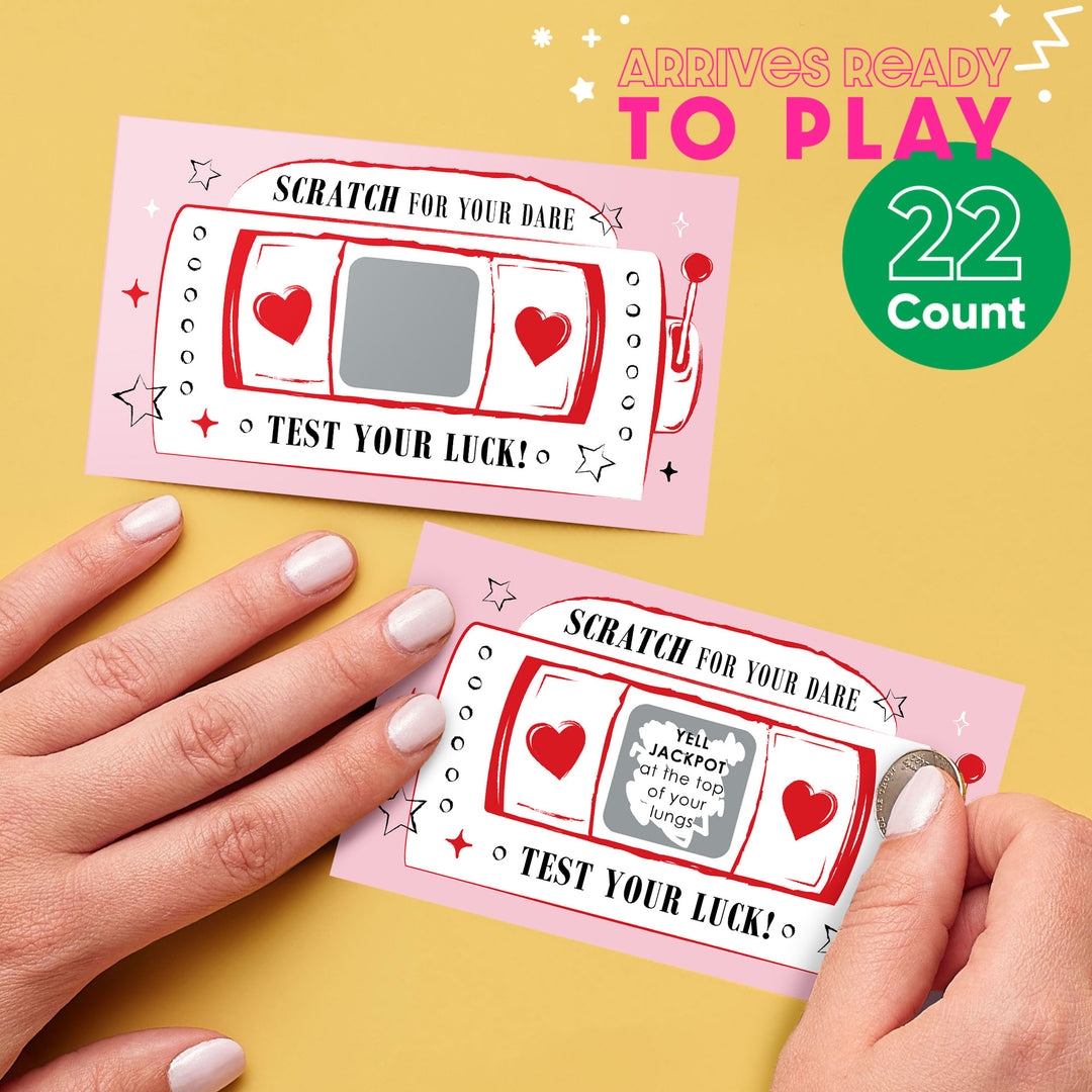 Lucky In Love Dare Scratch Off Card Game - 22 Ct