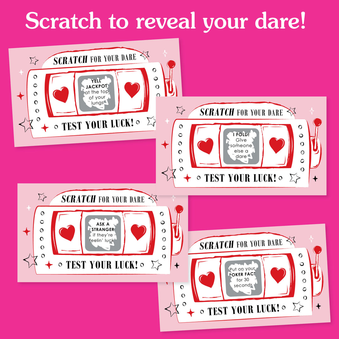 Lucky In Love Dare Scratch Off Card Game - 22 Ct