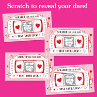 Lucky In Love Dare Scratch Off Card Game - 22 Ct
