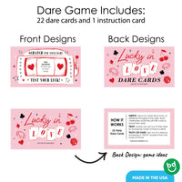 Lucky In Love Dare Scratch Off Card Game - 22 Ct