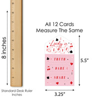 Lucky In Love Truth, Dare, Share Pull Tabs Game - 12 Ct