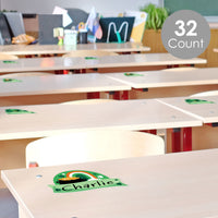 Lucky St. Patrick's Day - DIY Blank Paper Desk or Locker Labels - Classroom Name Tags - Set of 32