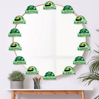Lucky St. Patrick's Day - DIY Blank Paper Desk or Locker Labels - Classroom Name Tags - Set of 32