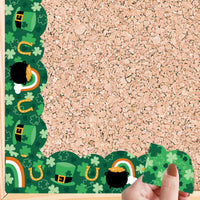 Lucky St. Patrick's Day - Scalloped Classroom Decor - Bulletin Board Borders - 51 Feet